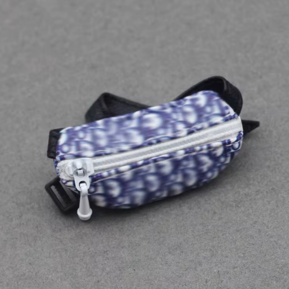 Blue & White - Labubu Fanny Pack Bum Bag Belt Bag - Picture 1 of 1